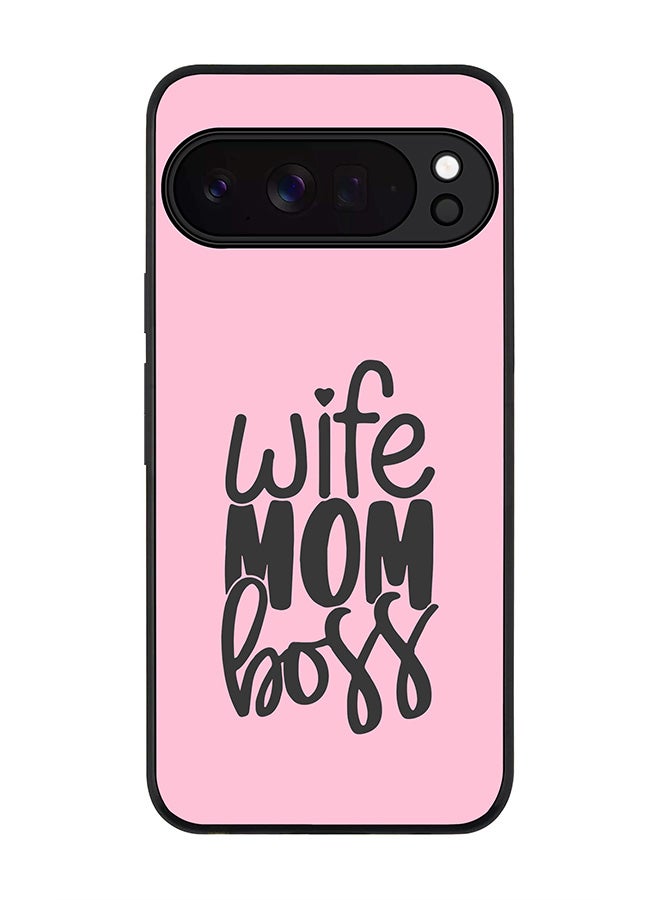 For Google Pixel 10 Pro XL Case,Slim fit Camera Protection, Shockproof Thin Phone cover  - Wife Mom Boss